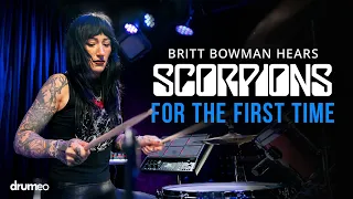 demi lovato drummer hears scorpions for the first time