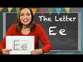 Letter E Lesson for Kids Letter E Formation Phonic Sound Words that start with E