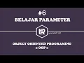 Belajar PARAMETER Pada Pemrograman Java Berorientasi Objek Part
