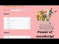 Grocery List created in JavaScript Html CSS Beginner JavaScript Series