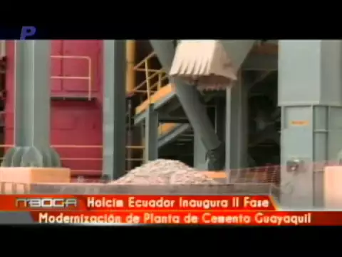 Holcim Ecuador inauguró II Fase modernización de planta de cemento Guayaquil