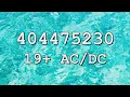 Roblox Song IDs