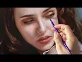 Lagu REALISTIC OIL PAINTING PORTRAIT TECHNIQUE :: ROXANNE by Isabelle Richard