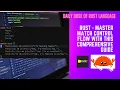 Rust - Master Match Control Flow with This Comprehensive Guide