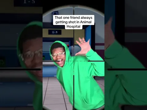 That one friend always getting shot in Animal Hospital (Roblox)