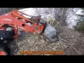 FORAX Heavy Duty Mulching Attachment on 50 hp Tractor
