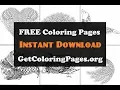 Zen coloring pages free printable