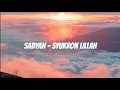 Download Lagu Sabyan- Syukron Lillah (Lirik)