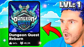NOOB Plays Dungeon Quest REBORN For the First Time...
