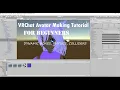 beginner tutorial for VRChat avatar making 1 Dynamic bones Colliders and Physics