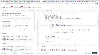 1187 Make Array Strictly Increasing 2020