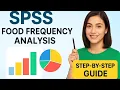 SPSS Food Frequency Analysis Step-by-Step Guide Easy Explanation