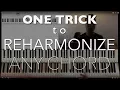 One Simple Trick to Reharmonize and Spice up ANY Chord Progression bonus trick Piano Tutorial