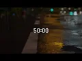 50 Minute Timer with Rain Sounds - Countdown Timer