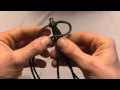 One Strand Cobra Weave Paracord Survival Bracelet No Buckle Tutorial