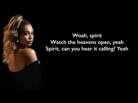Download MP3 Beyonce - Spirit (Lyrics)