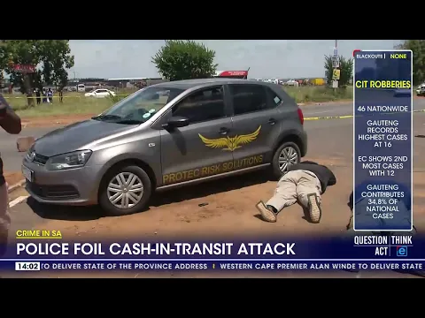 Download MP3 Crime In SA | One suspect dead, as police foil cash-in-transit attack