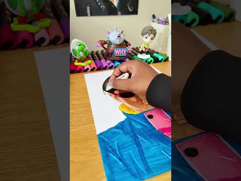 😱😱Can the WORLD'S STRONGEST ERASER💪 FIX My Oliver Tree Drawing🤯 #drawing #shorts