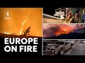 Download Lagu Wildfires burn across Europe as temperatures soar in August heatwave