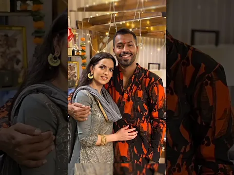 Hardik Pandya with his beautiful wife Natasha #hardikpandya #shorts #ytshorts