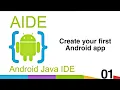 01 Create Your First Android App Using AIDE Beginner Tutorial
