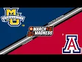 March Madness First Round 10 Marquette vs 7 Arizona