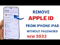 How To Sign Out Apple ID Without Password iPhone And iPad 2023 Remove Apple ID