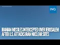 Download Lagu Iranian missiles intercepted over Jerusalem after US attacks Iran nuclear sites