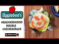 APPLEBEE S GRILL BAR NEW NEIGHBORHOOD DOUBLE BURGER Taste Test Review JKMCraveTV