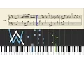 Download Lagu Alan Walker - Routine - Piano Tutorial