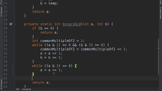 Greatest common divisor - code for Euclid s algorithm