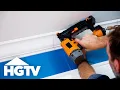 How to Install Crown Molding HGTV