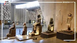 من داخل المتحف المصري الكبير التفاصيل الكاملة للتشغيل التجريبي للقاعات الرئيسية وعرض 14 أل  من داخل المتحف المصري الكبير التفاصيل الكاملة للتشغيل التجريبي للقاعات الرئيسية وعرض 14 أل