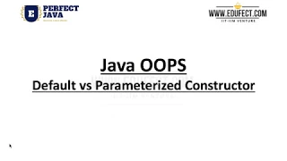 Perfect Java - Default vs Parameterized Constructor