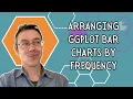 Arranging ggplot bar charts by frequency