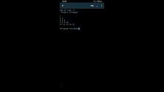 Floyd s Triangle python program to print Triangle of numbers