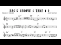Bag's groove - Miles Davis solo transcription