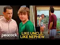 Two and Half Men Jake Gets Busted With Two Girls in His Bedroom