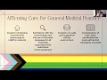 How to Create Gender-Affirming Encounters Lauren N West-Livingston MD Ph D MSL