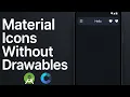 Effortless Material Icons in Jetpack Compose - No Drawables Needed
