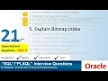 oracle interview question oracle BITMAP index