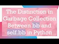 The Distinction in Garbage Collection Between bb and self bb in Python
