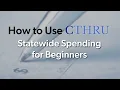 CTHRU Statewide Spending for Beginners