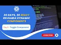 How to Implement a Mode Toggle Component in React Step-by-Step Tutorial