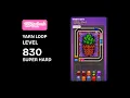 Yarn Loop Level 830 Super Hard Walkthrough Easy Solution