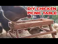 How To Build A Chicken Picnic Table Easy DIY Chicken Picnic Table