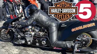 Download FIRST FIVE-SECOND V-TWIN NITRO HARLEY IN DEPTH FEATURE OF HISTORIC MUST-SEE SUPERCHARGED DRAG BIKES MP3