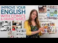Improve your English with COMICS GRAPHIC NOVELS