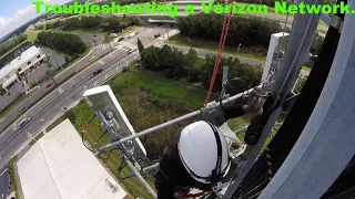 Tower Technician Troubleshooting A Verizon Network