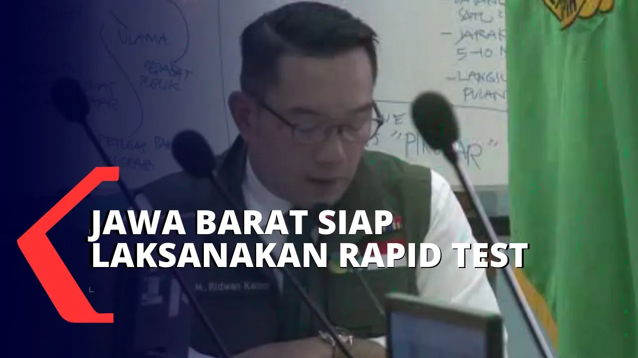Pemkot Depok Gelar Rapid Test di Pasar. 